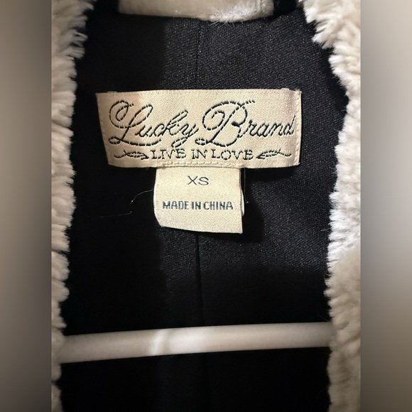 Lucky Brand Women’s Zip Down Dark Gray Coat XS - Picture 2 of 5